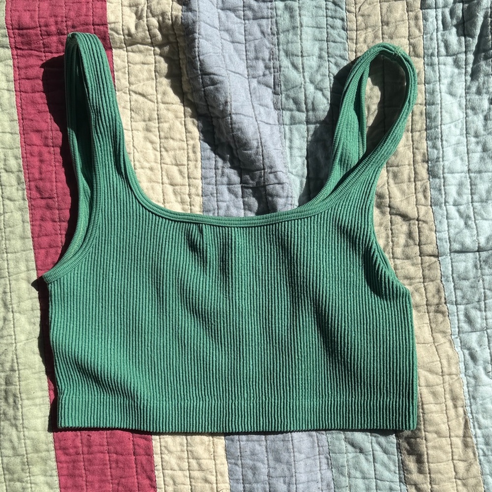 Cotton On Teal Ribbed Top